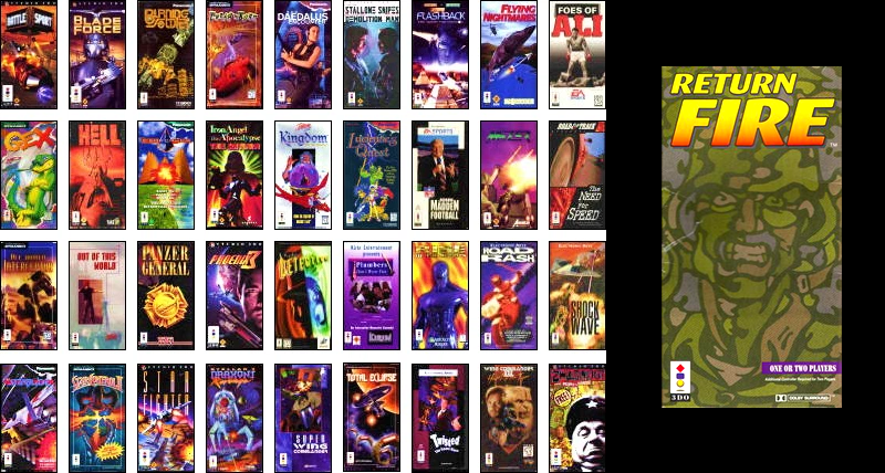 Ki_fun_thoughts's tweet image. = Standing out =  

In the mid 90s I design a game Return Fire, and knew I needed the box to stand out.

Went to the store, saw every game box was black, red, purple, and white, so removed those colours, and went... CAMO!

Flew off the shelves...  

#ReturnFire #3DO #Y1995