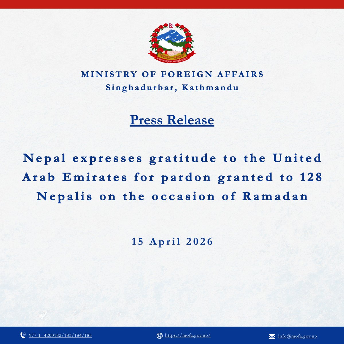 MOFA of Nepal 🇳🇵 tweet media