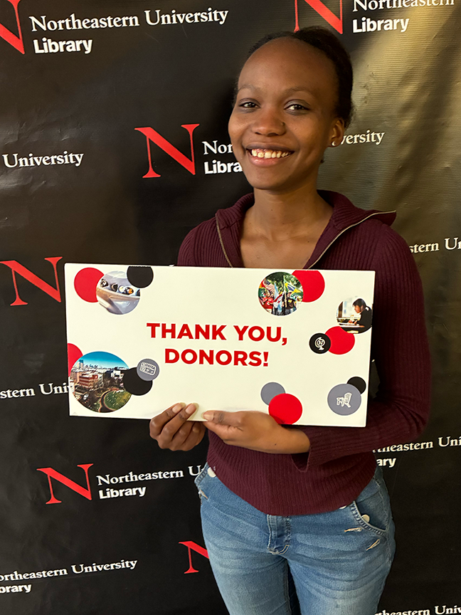 Northeastern University Library tweet media