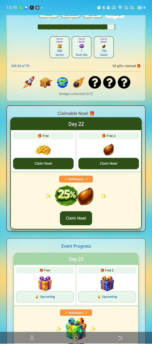 sprout_247's tweet image. Day 22 of the PlanetSprout event by @Sprout_Network team. Who has been consistent as much as myself?

@sprout_247

#Sprout #sproutnetwork #mining #Airdrops