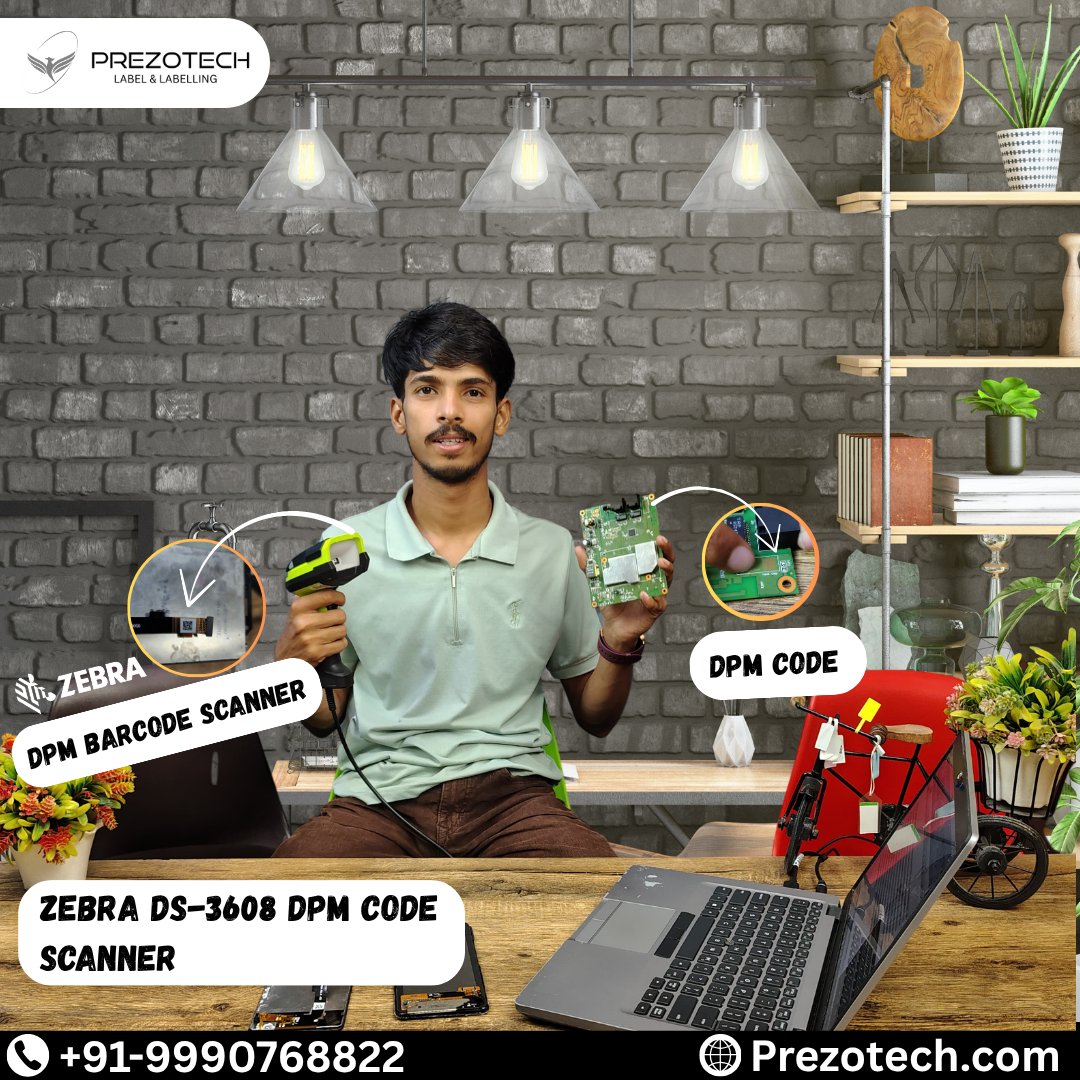 prezotechsol's tweet image. 🔍 Read tough DPM codes with ease!
Zebra DS3608 DPM Code Scanner – Fast, accurate &amp;amp; built for industry ⚡📞 +91-9990768822#ZebraScanner #DPMScanner #BarcodeScanner #AIDC #Manufacturing #Prezotech