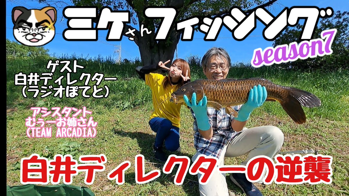 ミケさんフィッシングseason7
白井ディレクターの逆襲

ラジオぽてとの名物ディレクター白井さんをゲストに迎えTEAM ARCADIAのむぅーお姉さんがアシスタントをしてくれてます

youtu.be/VCe8_NNDEPY?si…