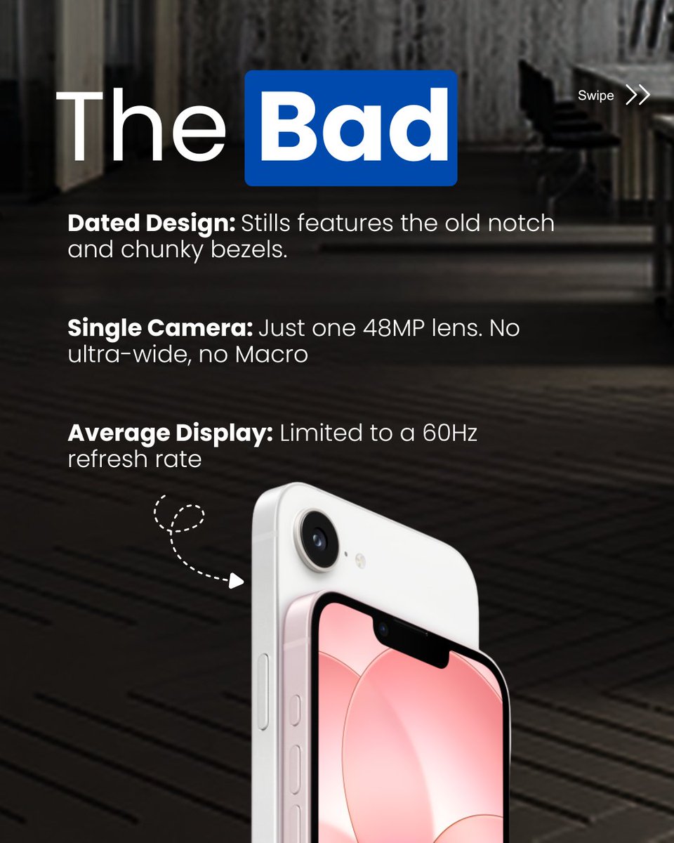 jagranhitech's tweet image. We used the iPhone 17e for a full month 
Some things impressed us, some didn’t.

Here’s our honest take.

Watch the full video on YouTube 

#iPhone17e #iPhoneReview #AppleIndia #SmartphoneReview #MobileReview