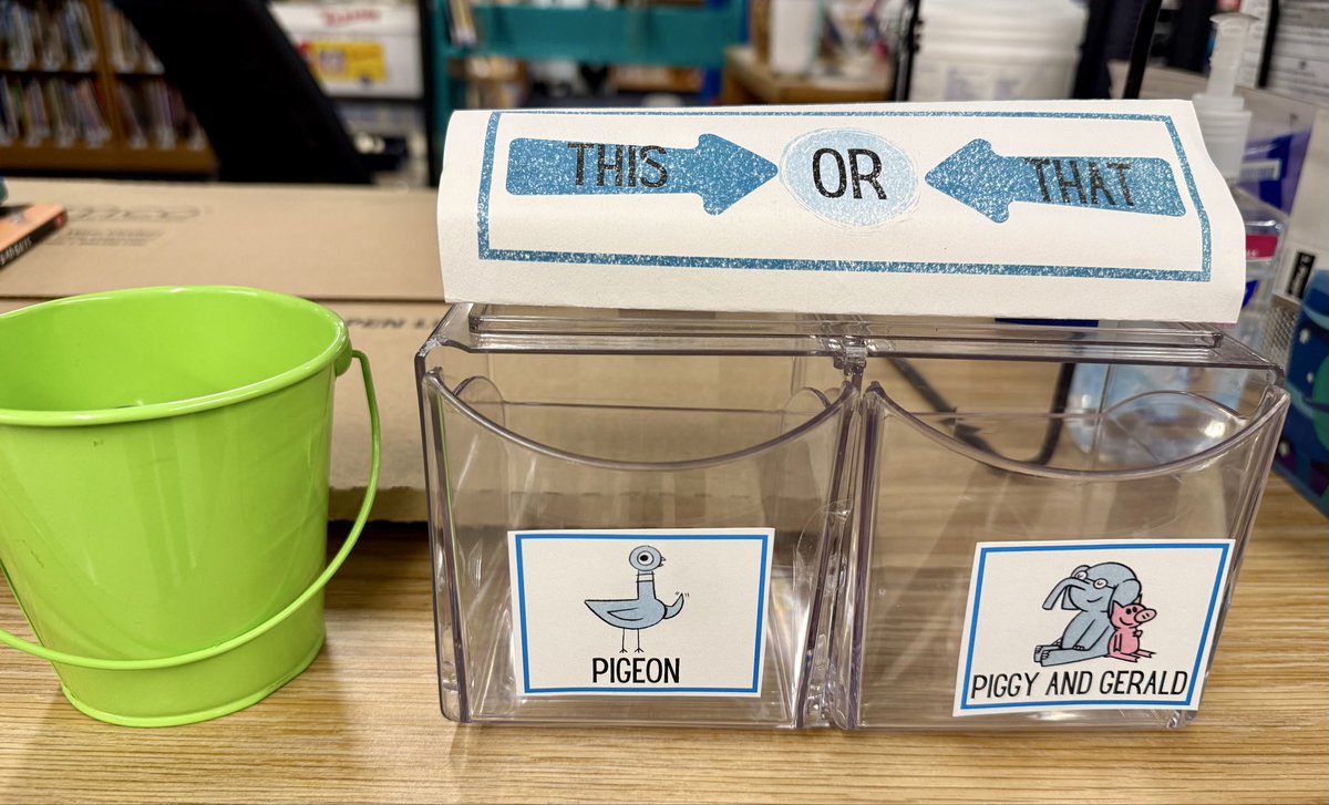 LoriTecler's tweet image. In honor of School Library Month, for April’s This or That questions, we’re putting favorite book characters head to head. This week is Mo Willems characters. Any predictions? #SchoolLibrary #kidlit