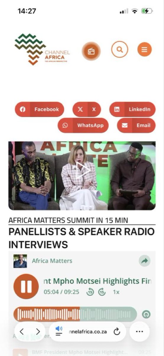 Lush_Beauty1's tweet image. Leaders, thinkers and innovators came together at #AfricaMatters to tackle Africa’s biggest climate challenges head-on.
#ChannelAfrica #ClimateChange
channelafrica.co.za/channelafrica/…