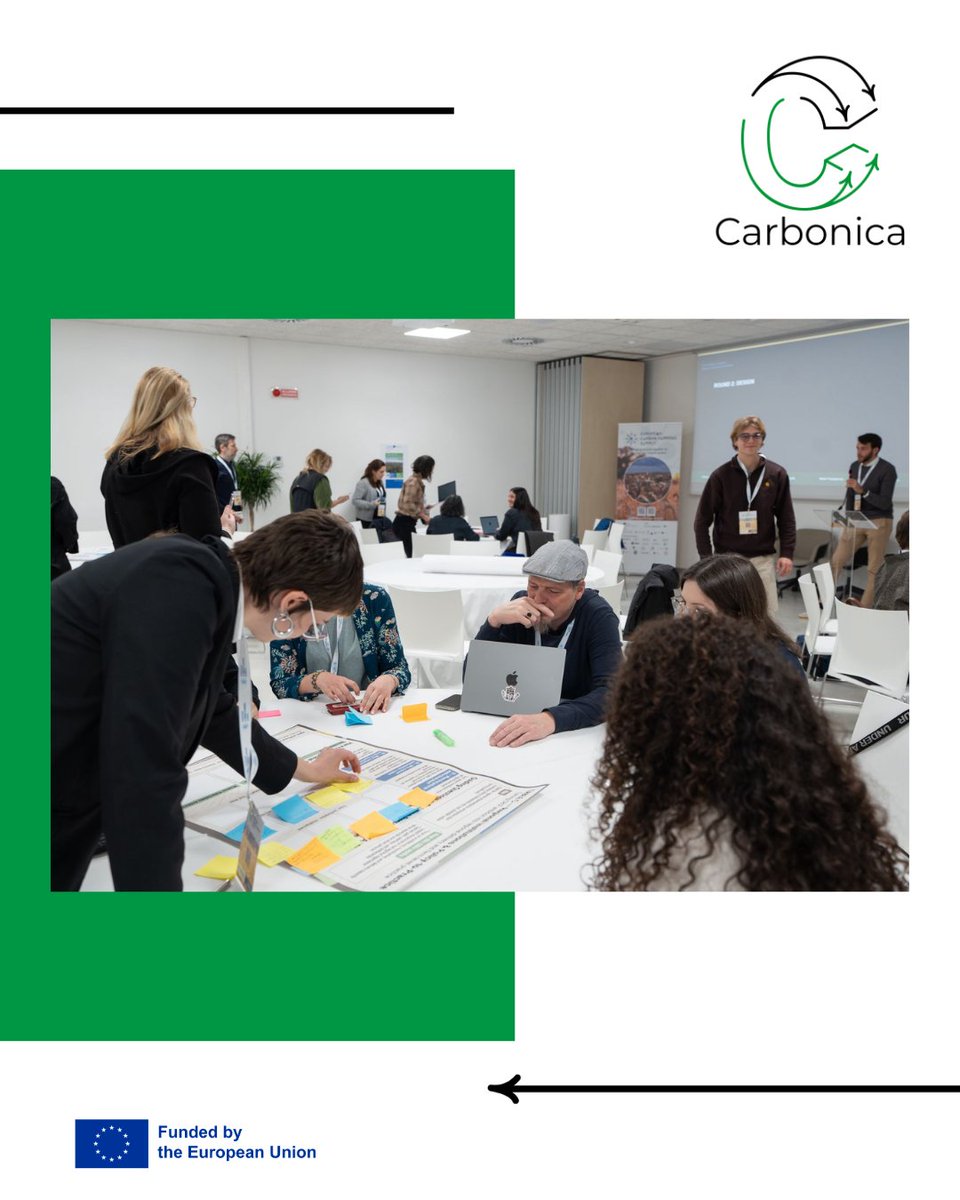 CarbonicaE's tweet photo. #CARBONICA was at the European #CarbonFarmingSummit 2026! 🌱
🔹CARBONICA contributed through the workshop:
“From Ambition to Action – Adaptive Governance Systems Supporting Smart and Inclusive Carbon Farming”

👇 Check out the highlights below! https://t.co/Zgcxb5IeTU