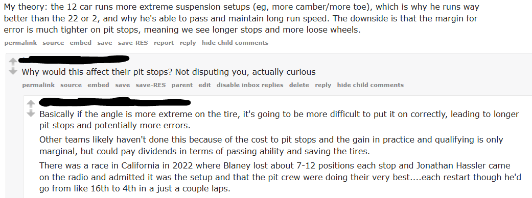 derekisstupid's tweet photo. @BoziTatarevic is this a plausible explanation for the 12 car's pit struggles? https://t.co/yHcTbwcCLg