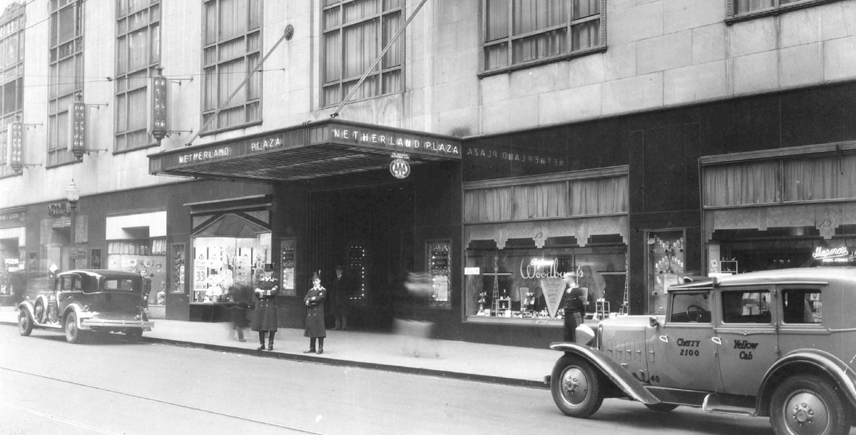 cammillerfilms's tweet photo. In every city Jackie Robinson visited, racism and bigotry were prevalent. But there were folks who saw the man and not the color. There were folks like Harry Nolan, manager of the Netherland Plaza in Cincinnati who welcomed him with open arms. #Jackie42 #Reds https://t.co/9GCe85WSyX