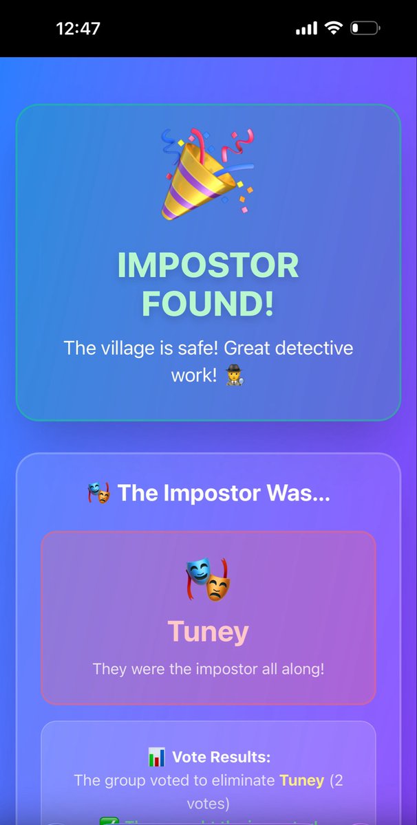 impwordgame's tweet photo. Everyone knows the word… except ONE 👀

Can you fake it well enough to survive?
Or will your friends expose you? 😭

🎤 Give clues
🎯 Find the impostor
🗳️ Vote them out

⚠️ Warning: friendships will be tested

Play at https://t.co/eh7UmQYrQt

#ImpostorGame #GameNight #PartyGames https://t.co/0xnfYzN7uJ