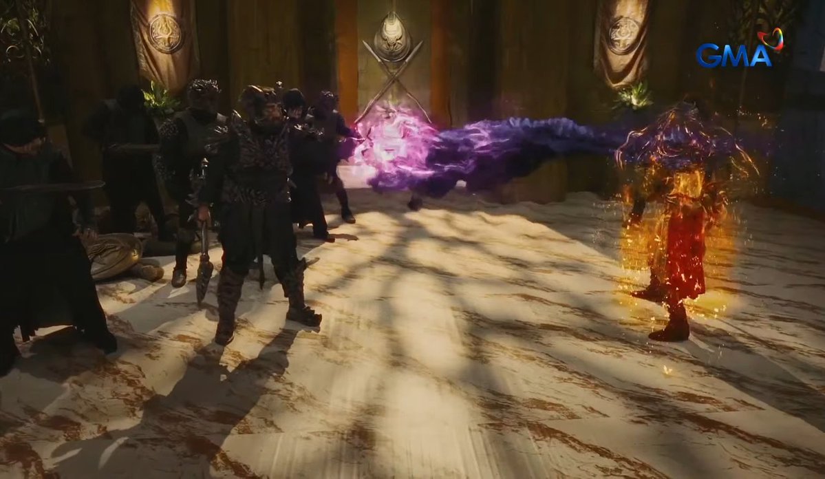 ecorreidiuhara's tweet image. Mga beh? ganito yung tamang gamit ng ivictus oh? Hindi yung sugod ng sugod 🤷🏻‍♀️

Flamarra knew the power of Zaur's black gem at sugatan si Soldarius kaya hindi sila makakalaban ng maayos.. STRATEGY 👏🏻

#SanggreLabanSapiro