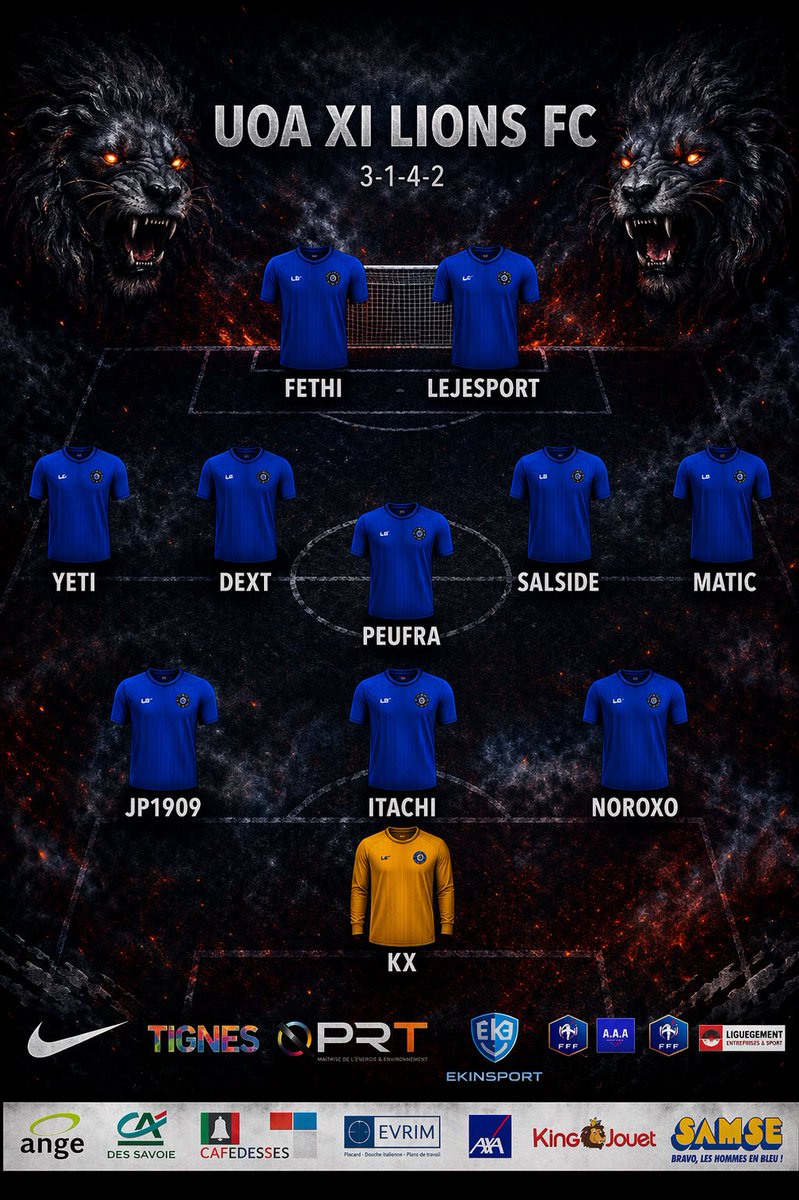 XI LIONS FC tweet media