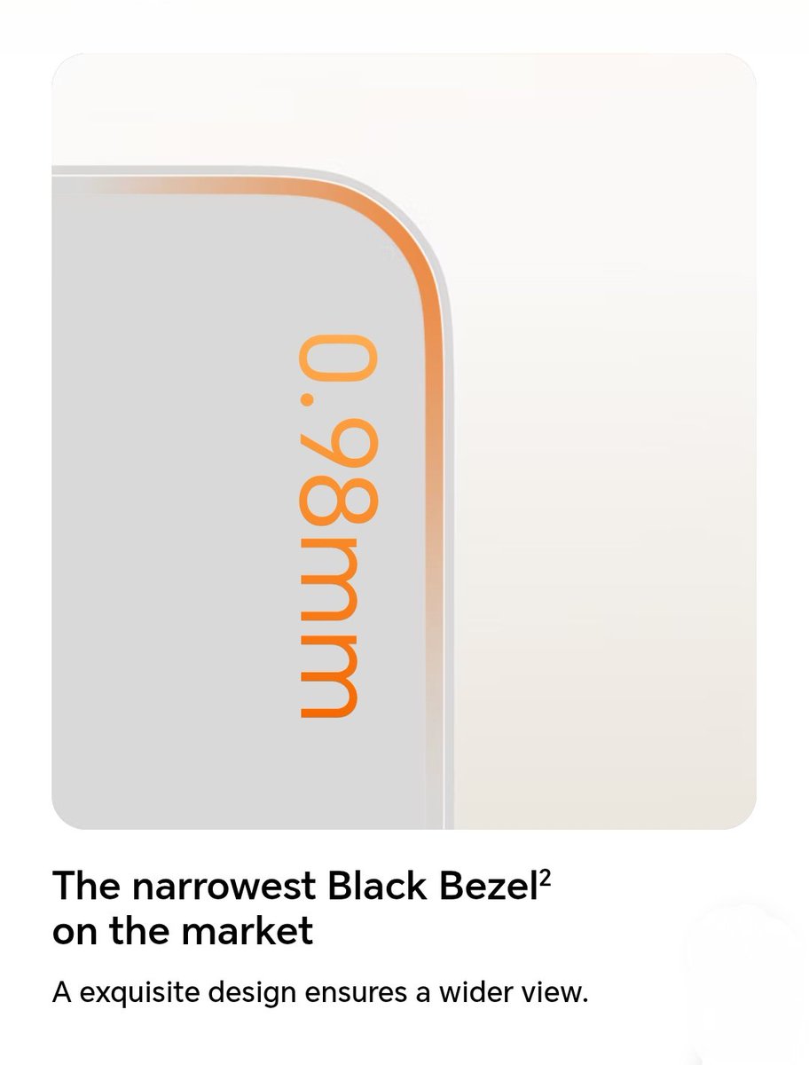 TechHome100's tweet image. Honor 600 Series 
▫️ 0.98mm Ultra Narrow Bezels 
▫️ 8000nits Peak Brightness 
#Honor #Honor600