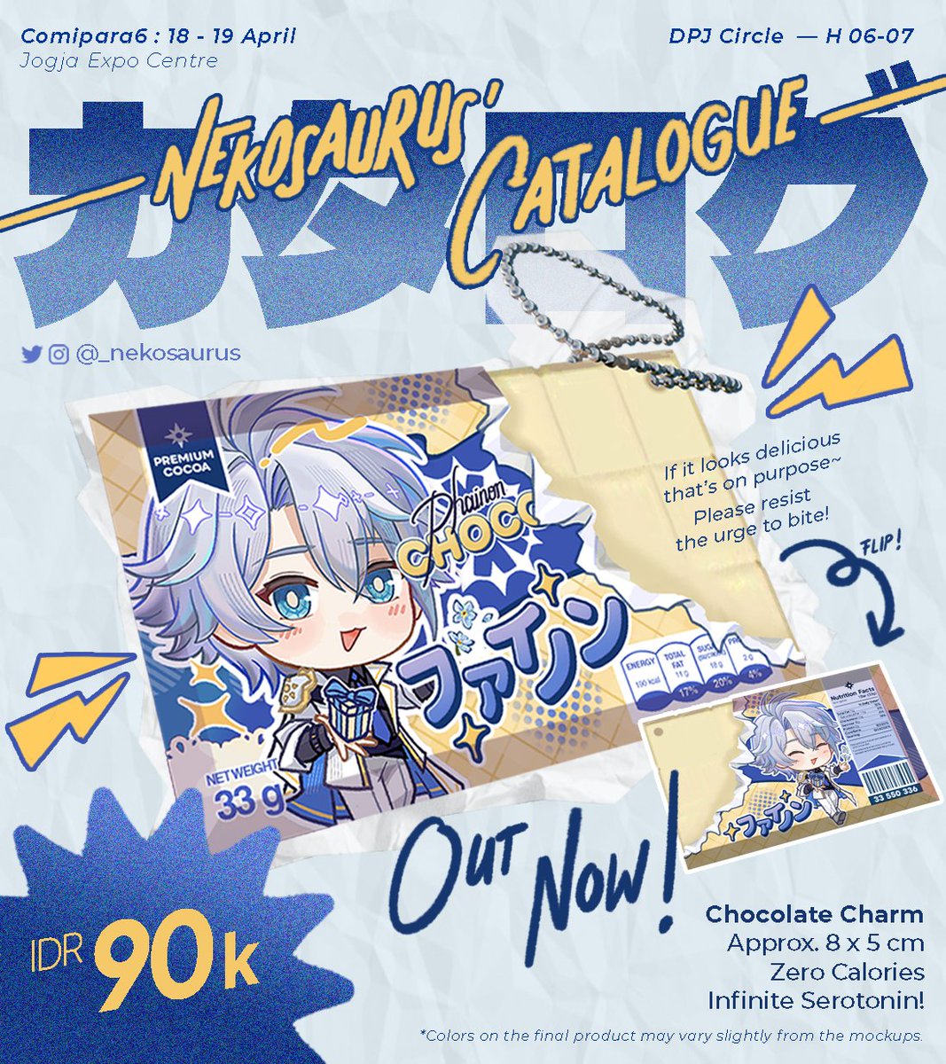 _nekosaurus's tweet image. Nekosaurus' #Comipara6 Final catalogue is here!

✨ Arknights, Endfield, HSR, Genshin, WUWA, ZZZ, LADS
📌DPJ Circle - H 06-07
📜some of the products stocks are limited

See you there!!

#ComicParadise #Comipara #Comiparacatalogue