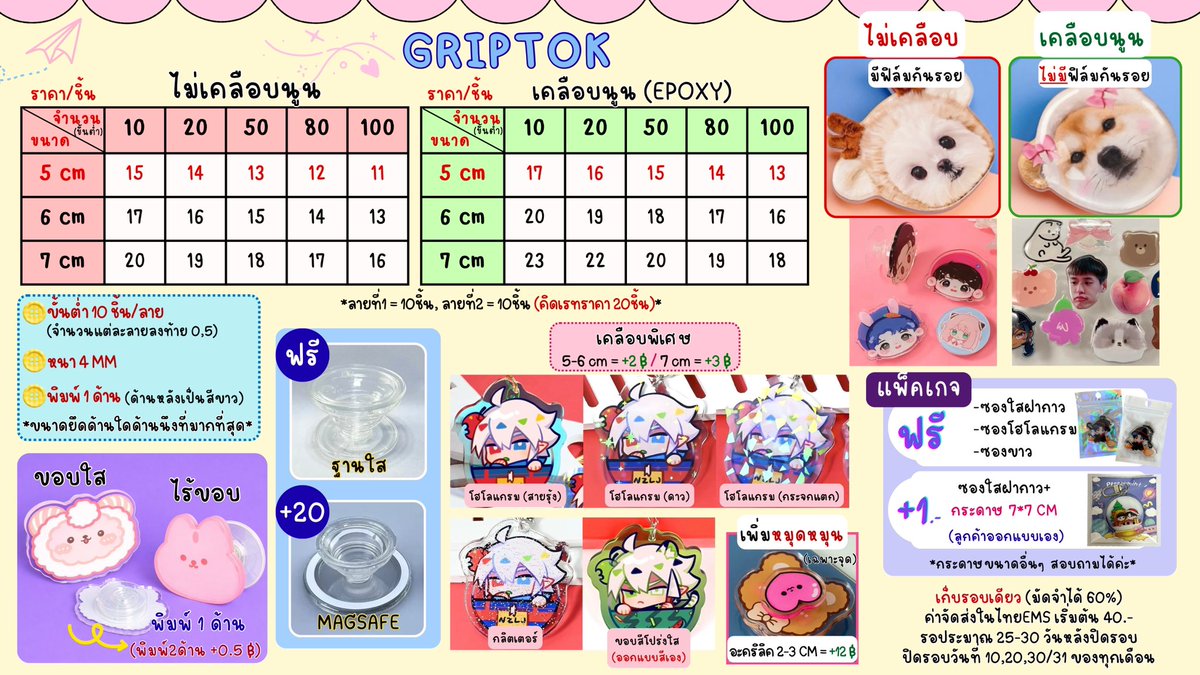 Peppermint (แอคเก่าโดนระงับ) รับทำพวงกุญแจอะคริลิค tweet media