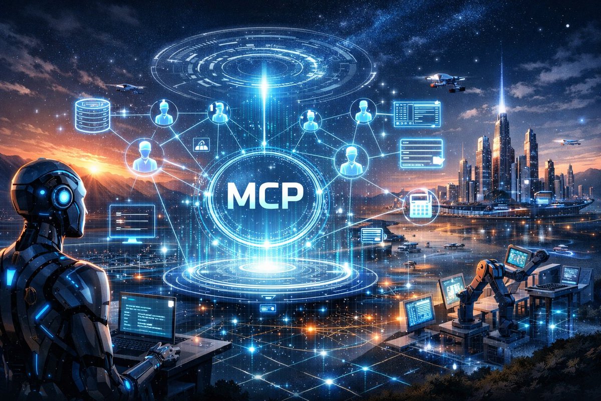 NeuralCoreTech's tweet image. Agentic AI is redefining software in 2026.

We’re moving from chatbots → autonomous systems that plan, execute, and adapt.

The key enabler? Model Context Protocol (MCP) — the “USB-C for AI tools.”

It turns fragmented integrations into scalable infrastructure.

#AI #AgenticAI