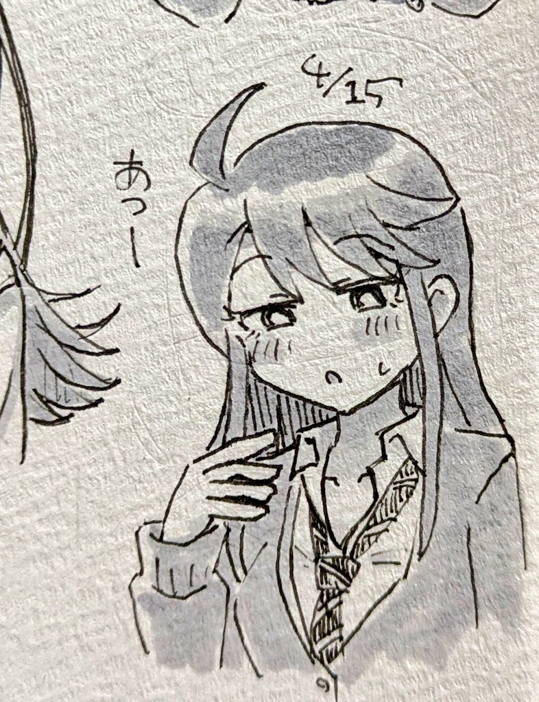 今日は誕生日なので恵美さんを描きました 