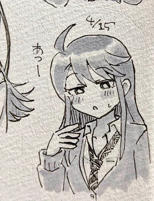 今日は誕生日なので恵美さんを描きました 