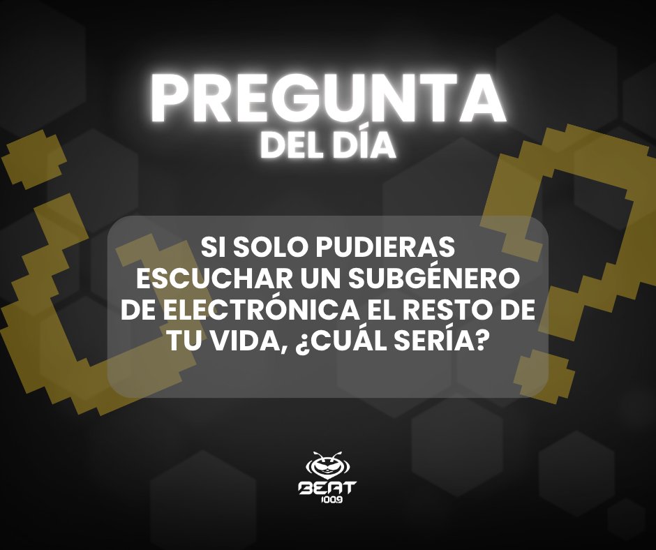 BEATOFICIAL's tweet image. ¡Es momento de la #PreguntaDelDía en Beat Morning! Queremos saber tu opinión. Responde en los comentarios y te leemos al aire 👇👀
🐝 beatdigital.mx | 100.9 FM
#Radio #Música #beatmorning #beatdigital