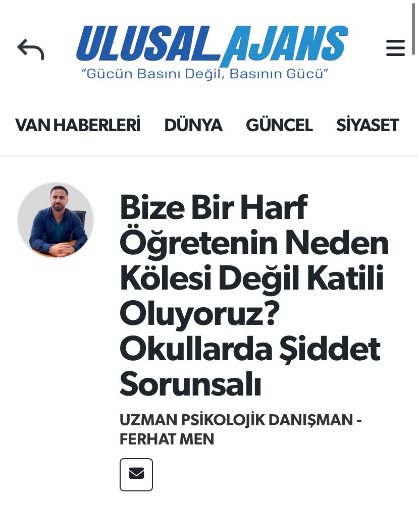 Uzm. Psk. Dan. Ferhat MEN tweet media