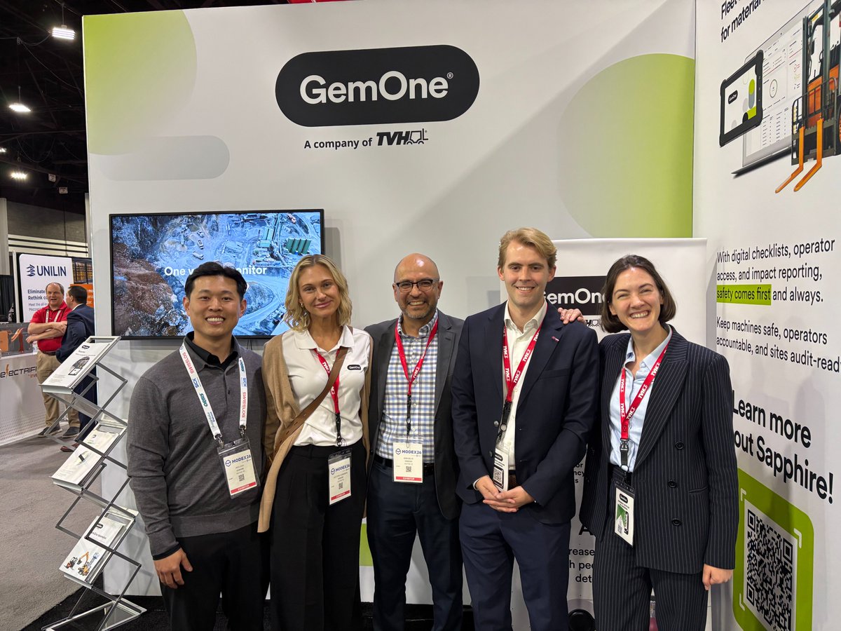 GemOne_'s tweet photo. Our team is at MODEX at Booth B7707 together with @TVHgroup.

It’s been a fantastic first few days connecting with partners and exploring the latest innovations.

There is still plenty of time to catch us before the show wraps up on April 16th! https://t.co/vPa5U7chyI