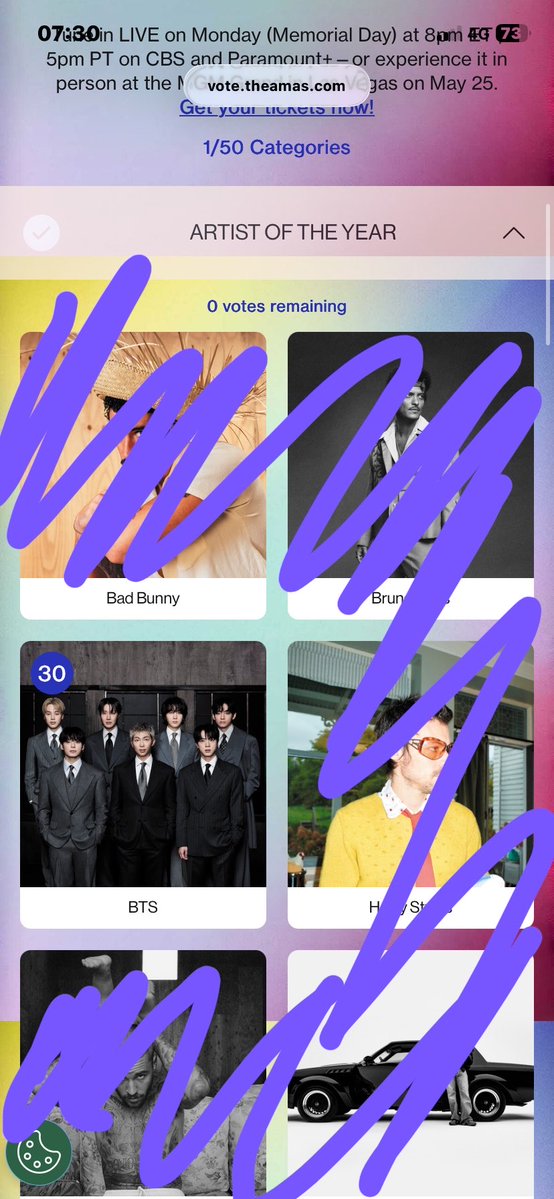 Cami ⟭⟬⁷ 🪭IS SEEING BTS🇨🇴 tweet media