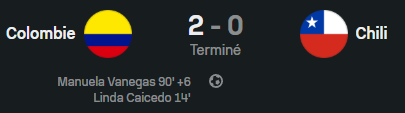 fenottes's tweet photo. [Sélection - Ligue des nations Conmebol]
Colombie 🇨🇴2-0🇨🇱 Chili
90 minutes de jeu pour Christiane #Endler https://t.co/AlmRftkaFs