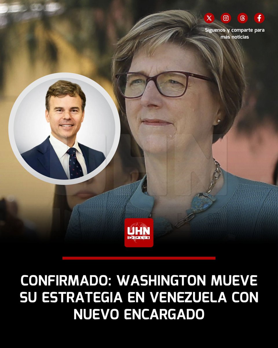 UHN_Plus's tweet image. 🇺🇸🇻🇪‼️ | ÚLTIMA HORA

Laura Dogu anunció oficialmente el fin de su misión en Caracas y confirmó que será reemplazada por el diplomático John Barrett. El relevo se da en plena ejecución del plan de Washington para Venezuela, que continuará bajo nueva dirección en esta siguiente