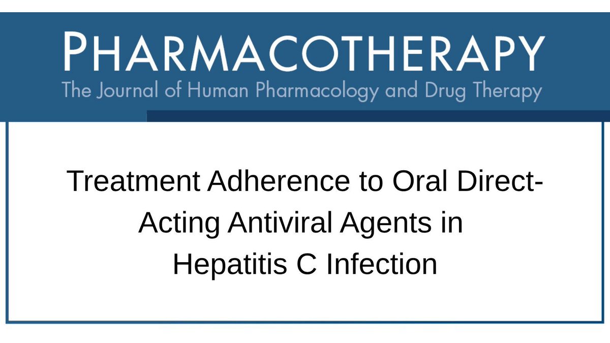 Pharmacotherapy tweet media