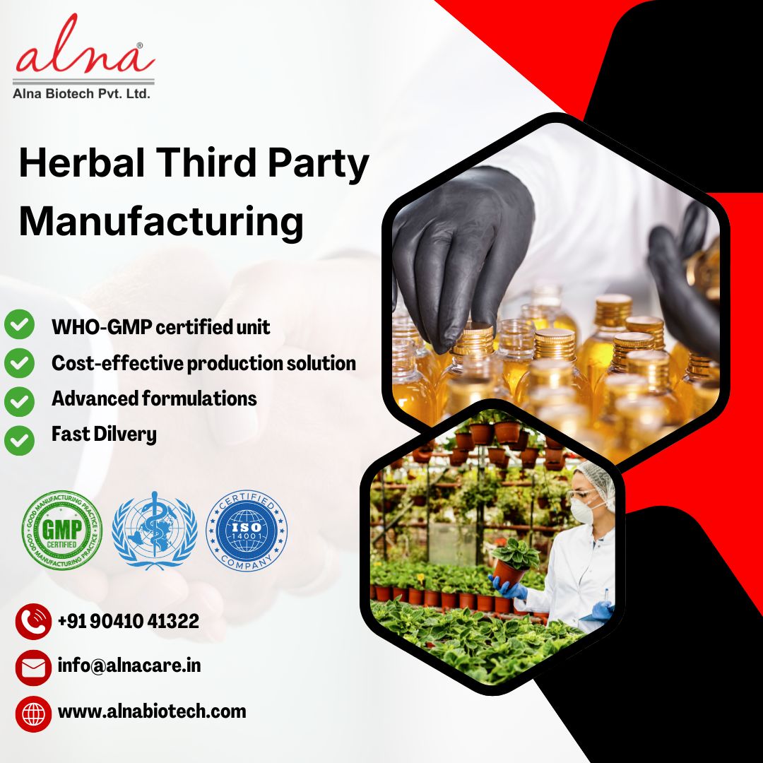 alnabiotech's tweet photo. Grow your herbal brand with trusted Herbal Third Party Manufacturing 🌿✨
Get WHO-GMP certified production, advanced formulations, and fast delivery—all under one roof! https://t.co/JMY0j6Afae