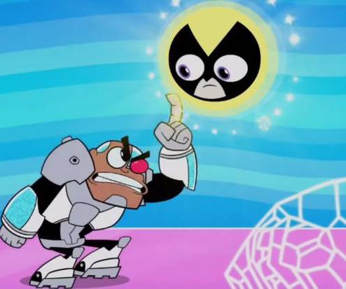 I know that it isn’t, but #tome this is raven in her goddess form from teen titans go 🙂‍↕️ she and Prime Magus Zatanna are vibing in a different dimension