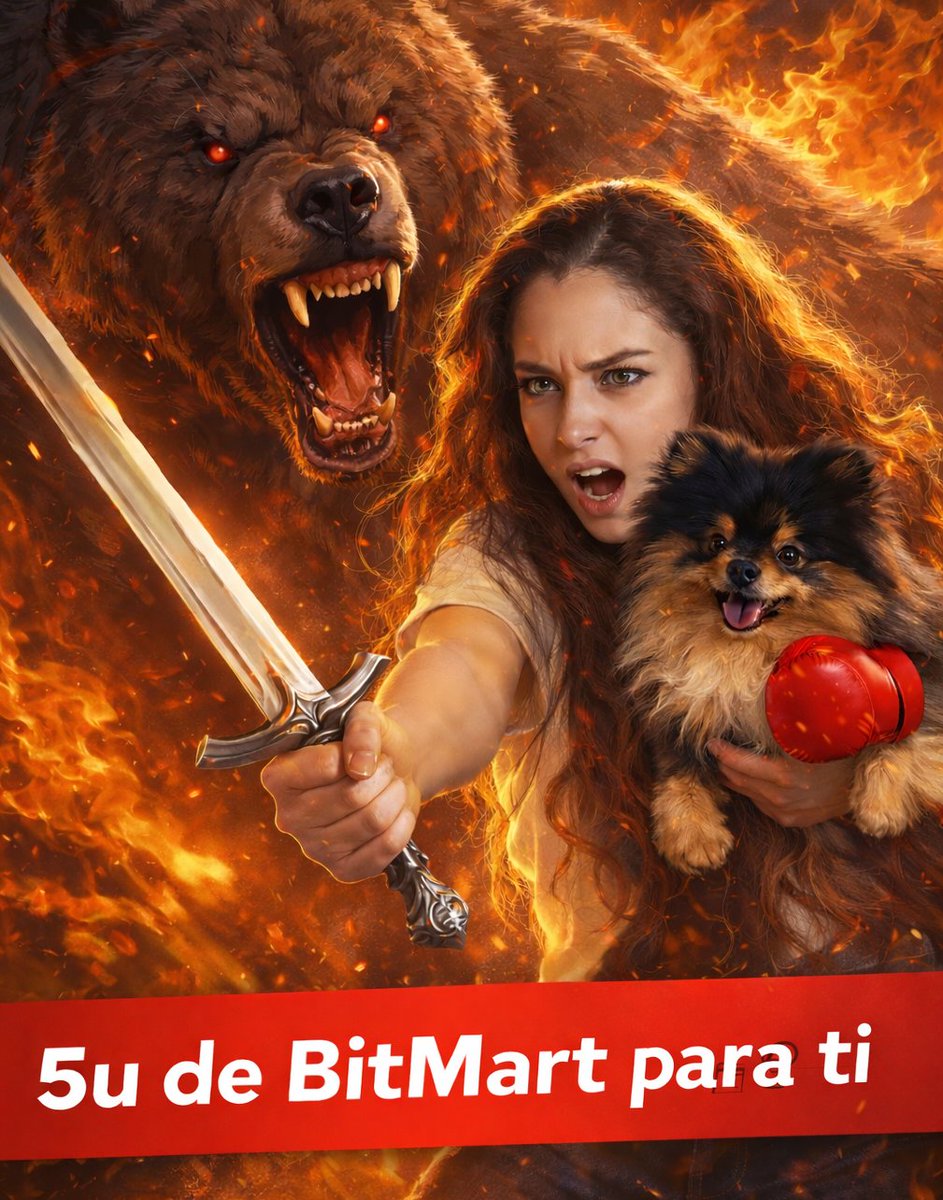 🐻 Fight the bear 🎁 #GIVEAWAY 5 USDT para nuevos usuarios 💸
Cómo participar:
1️⃣ Regístrate en BitMart con mi enlace → bitmart.com/invite/BMELENA
2️⃣ Sígueme
3️⃣ Like ❤️ + repost 🔁
4️⃣ Comenta tu BitMart ID

📍 Solo España &amp; LATAM
🆕 Solo cuentas nuevas (registradas después del
