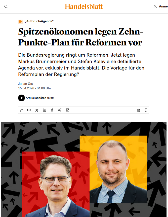 MarkusEconomist's tweet image. 10-Punkte-Agenda für Deutschland mit einen lagerübergreifenden Kompass "Die Resilienz".
Heute im Handelsblatt:
Überblick und 30-seitige Dokument finden Sie hier: markus.scholar.princeton.edu/resilience