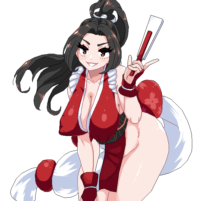 NUBA_TER's tweet photo. 久しぶりのイラスト練習：不知火舞 https://t.co/qnhRjOoiBJ