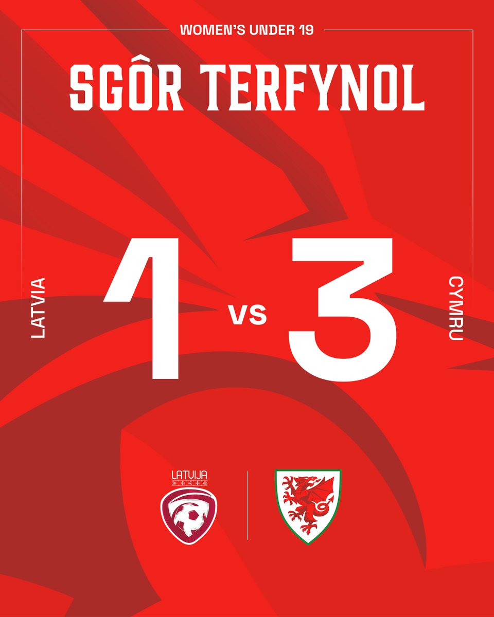 FT | 🇱🇻 1-3 🏴󠁧󠁢󠁷󠁬󠁳󠁿

Cymru retain their League A status 👏
