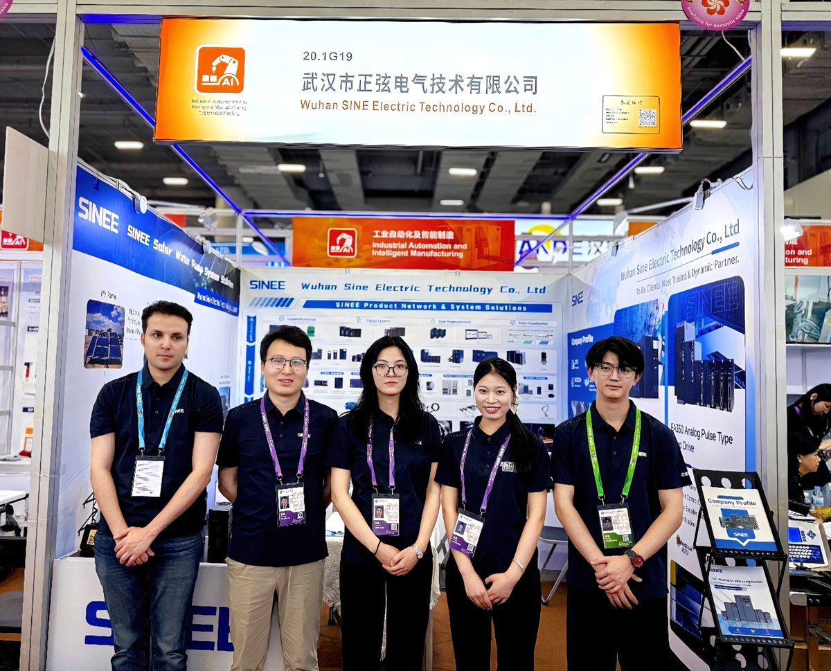Sineedrive's tweet image. 🔥 𝘿𝙖𝙮 1 𝙖𝙩 𝙩𝙝𝙚 139𝙩𝙝 𝘾𝙖𝙣𝙩𝙤𝙣 𝙁𝙖𝙞𝙧 — 𝙀𝙣𝙚𝙧𝙜𝙮 𝙞𝙨 𝙉𝙀𝙓𝙏 𝙇𝙀𝙑𝙀𝙇! 🚀

 📍 Booth 20.1G19 | 📅 Apr 15–19
👀 At the fair? Don’t miss SINEE! Let’s connect 🤝
#CantonFair #IndustrialAutomation #VFD #ServoDrive #SolarPump #MotionControl #EnergySaving
