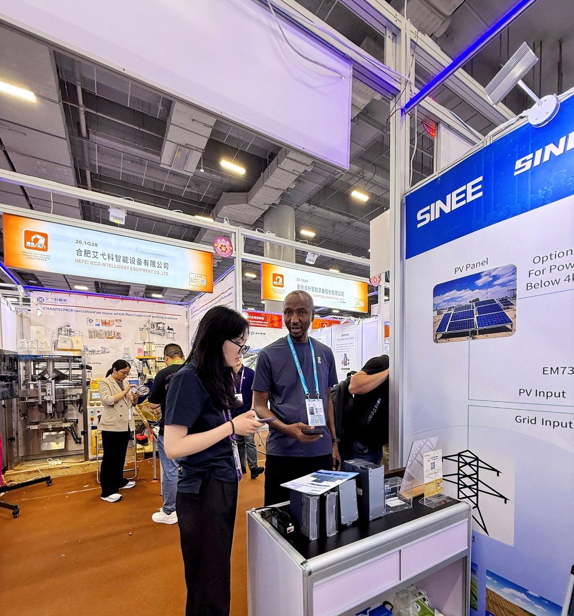 Sineedrive's tweet image. 🔥 𝘿𝙖𝙮 1 𝙖𝙩 𝙩𝙝𝙚 139𝙩𝙝 𝘾𝙖𝙣𝙩𝙤𝙣 𝙁𝙖𝙞𝙧 — 𝙀𝙣𝙚𝙧𝙜𝙮 𝙞𝙨 𝙉𝙀𝙓𝙏 𝙇𝙀𝙑𝙀𝙇! 🚀

 📍 Booth 20.1G19 | 📅 Apr 15–19
👀 At the fair? Don’t miss SINEE! Let’s connect 🤝
#CantonFair #IndustrialAutomation #VFD #ServoDrive #SolarPump #MotionControl #EnergySaving