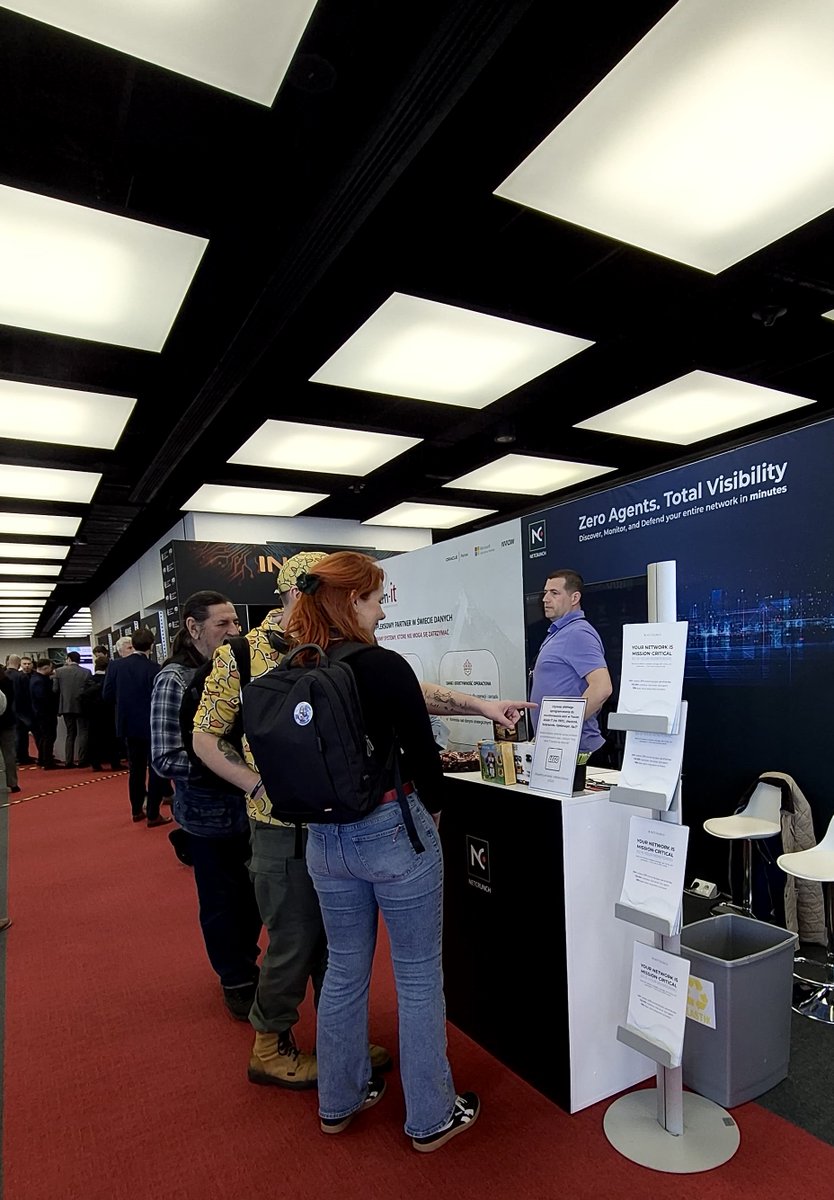 adremsoftware's tweet photo. Jesteś na #INSECON? 👀
Wpadnij zobaczyć NetCrunch w akcji – pokażemy, jak wizualizować pracę sieci i automatyzować alerty. Polski produkt dla sieci izolowanych i infrastruktury krytycznej, sprawdzony od 25 lat. Do zobaczenia!

#Cybersecurity #cyberKongres #cyberbezpieczeństwo https://t.co/l1QtuN1DgC