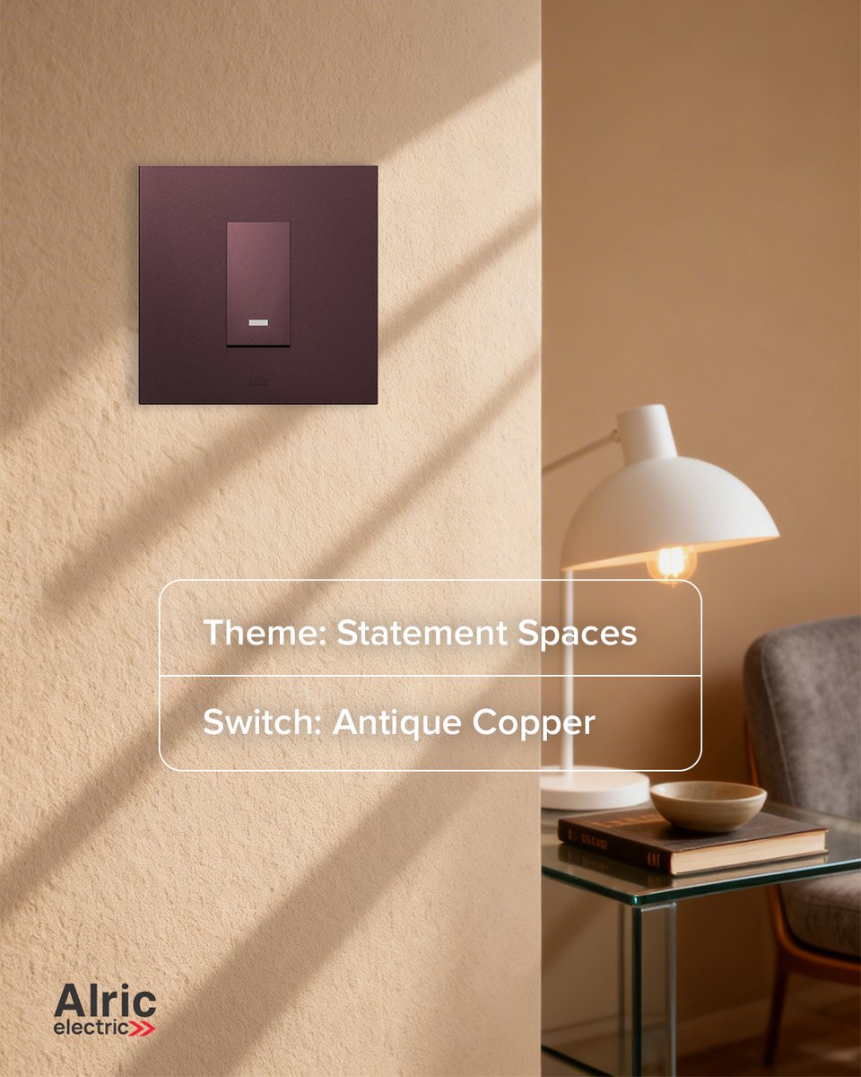 alricelectric's tweet image. Interior design lives in the details.
The Elvyx range by Alric Electric offers refined finishes designed to complement modern interiors while delivering reliable everyday performance.

#alricelectric #matte