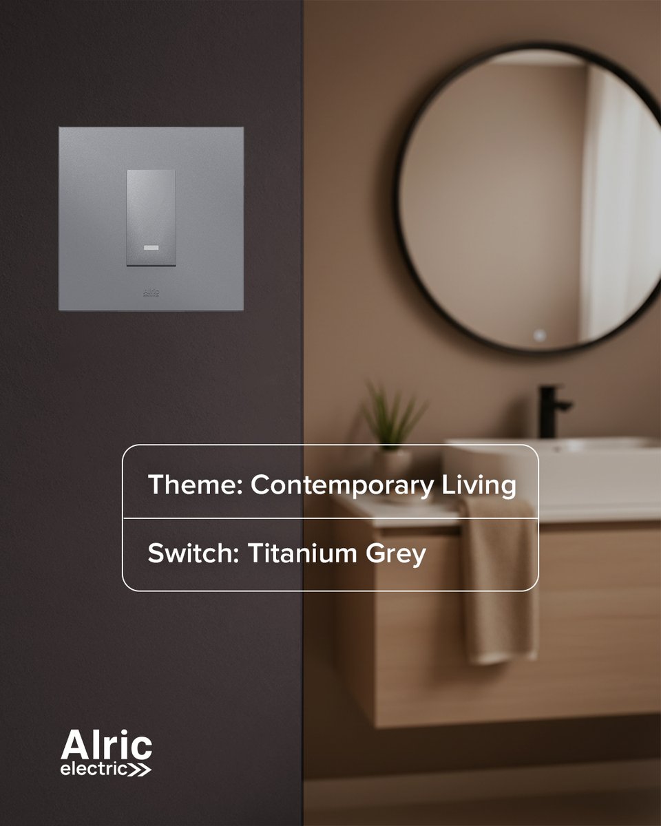 alricelectric's tweet image. Interior design lives in the details.
The Elvyx range by Alric Electric offers refined finishes designed to complement modern interiors while delivering reliable everyday performance.

#alricelectric #matte