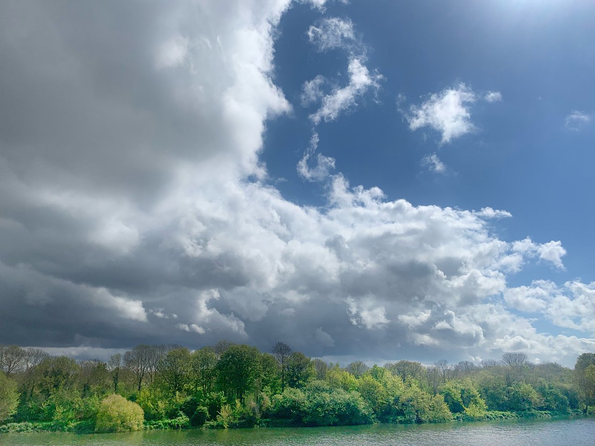 ruths_gallery's tweet image. All of a sudden blue sky and cumulus clouds appeared . 
See the face? 

#cloud @CloudAppSoc #cloudshapes #viewfrommybalcony #twickenham