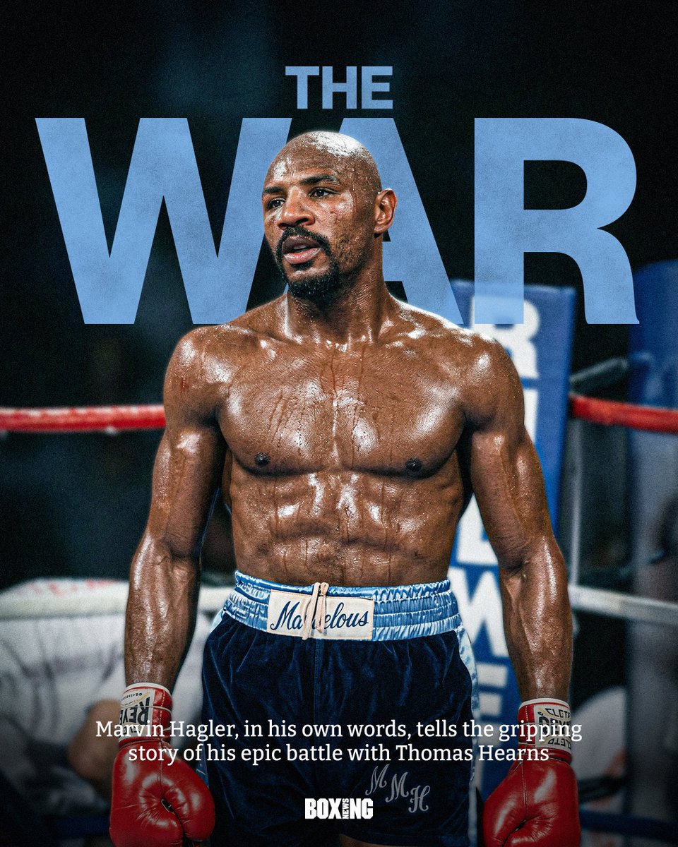 The War: Marvelous Marvin Hagler recalls the greatest three-round brawl of them all. 

[A thread] 🧵