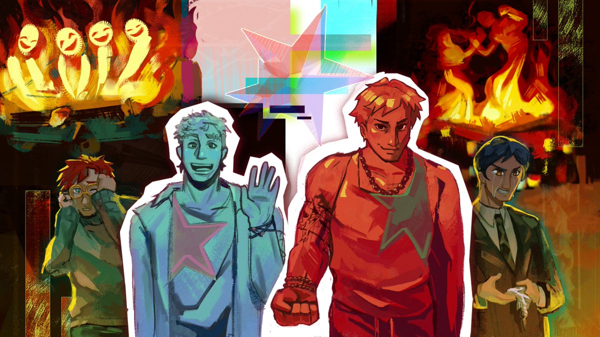 🔞 CaptainRandom / OCs Max and Akira tweet media