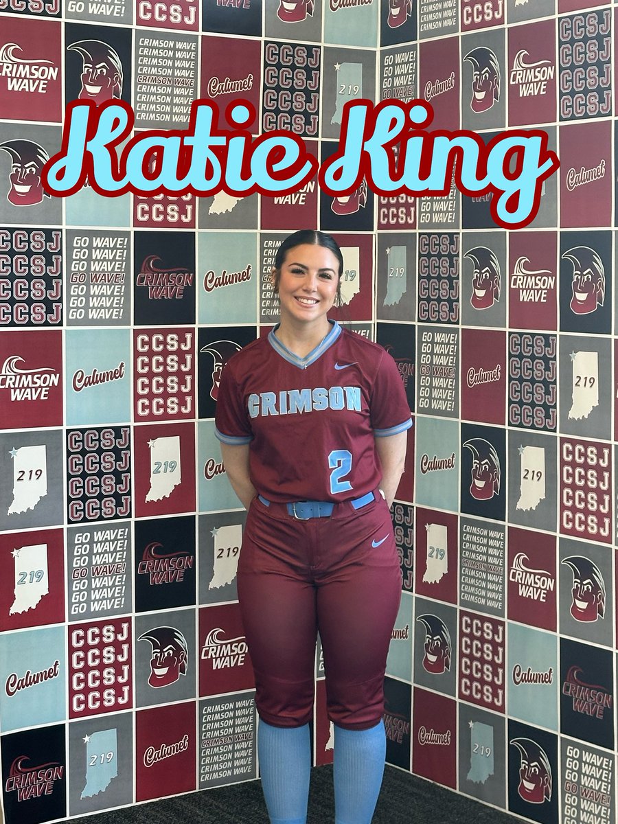 CCSJSOFTBALL's tweet photo. 🚨'26 COMMITMENT ALERT🚨

We would like to welcome Katie King to our CCSJ Softball family.  Katie is from New Lenox, IL and will be studying Kinesiology. 

#CCSJSOFTBALL🥎 https://t.co/vqk5aQ0VDc