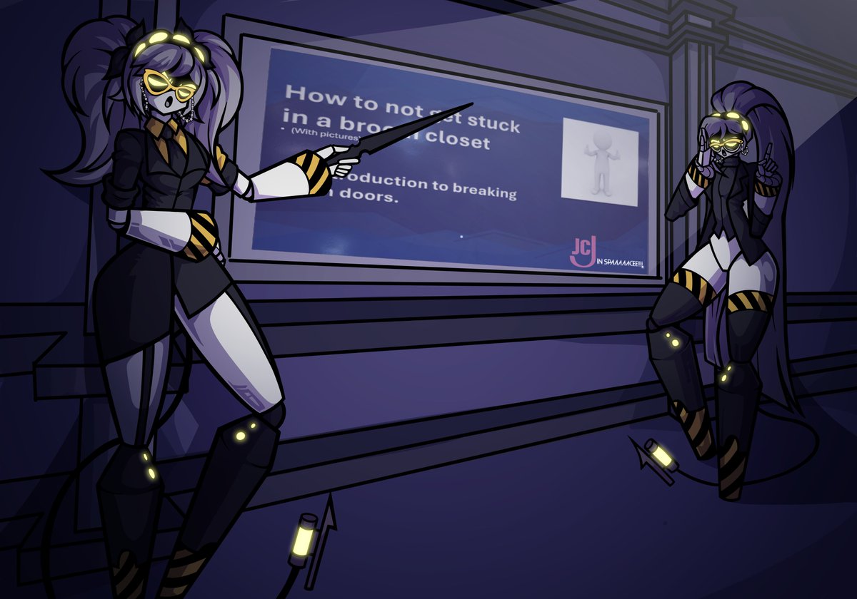 The worker drones aren't the brightest so a little presentation is in order...

Art by <a href="/Emzaro02/">Emzaro²</a>!

#MurderDrones #MurderDronesOCs #MurderDronesOC #MDTWT #SDJ #SerialDesignationJ