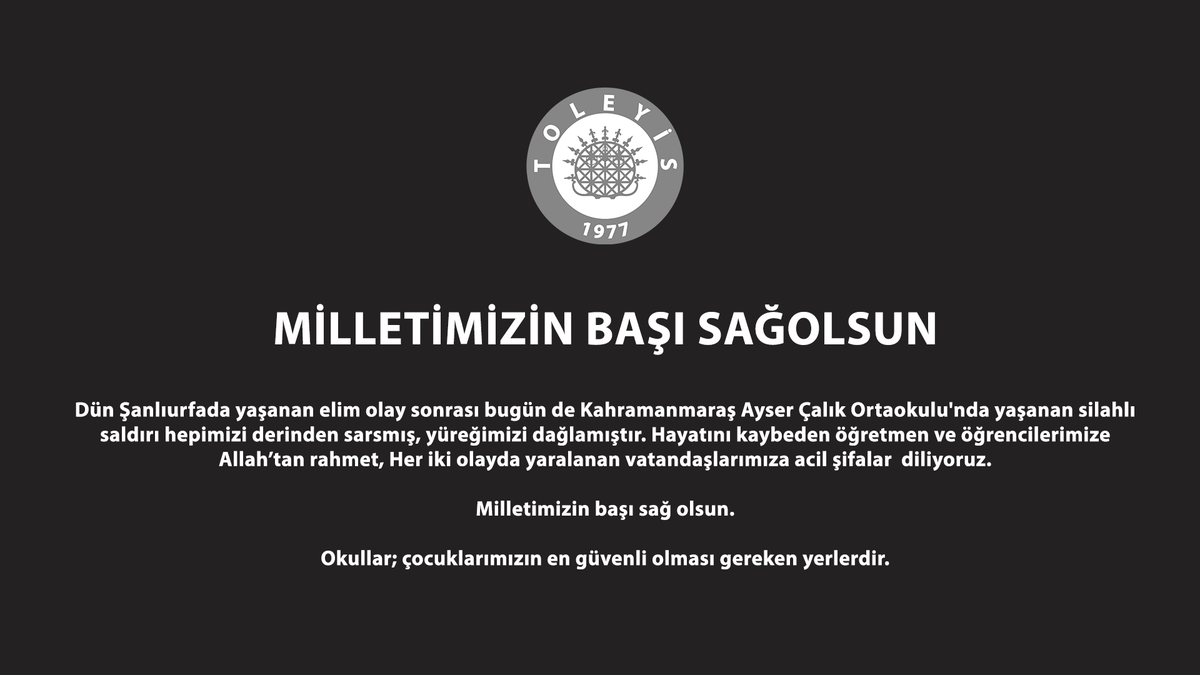 Toleyis Sendikası tweet media