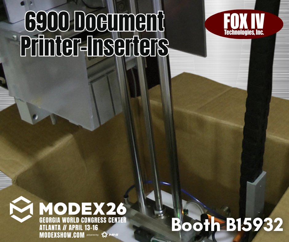 From scan to insert — simplified.

The 6900I prints a packing slip from a barcode, cuts it to size, and places it directly into the box with precision. Stop by our booth B15932 at Modex 2026 to get the details! #MODEX2026 #automation