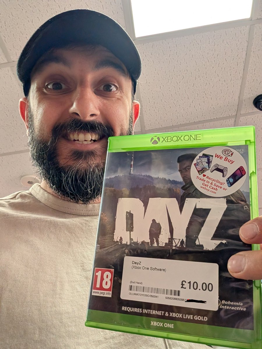 Friendly_dayz's tweet photo. Worth it? Discuss 😈🍿
I was honestly happy to see it in the wild!
#dayz #cex #xbox #dayzconsole https://t.co/BRjwmbpXlw