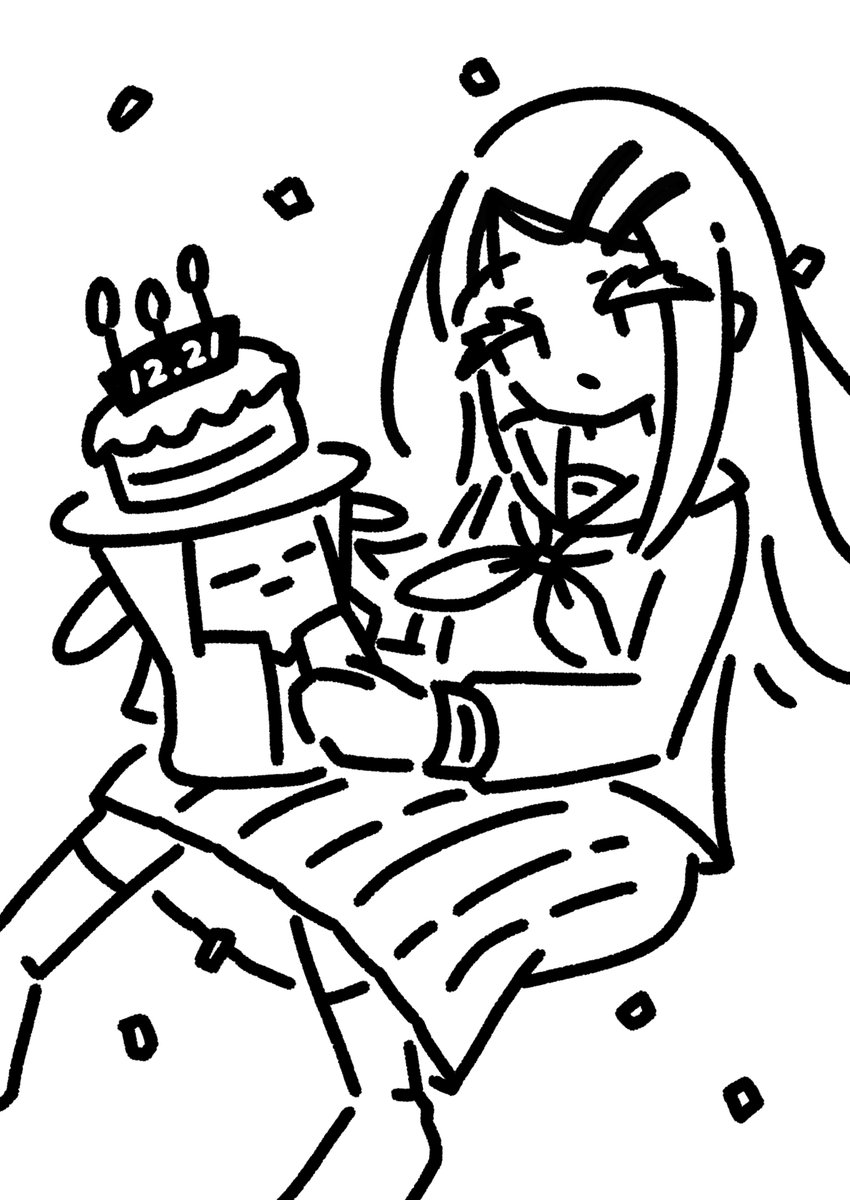 塗り絵難易度★☆☆☆☆かも
お気軽にどうぞ🎨
 #アイマス塗り絵