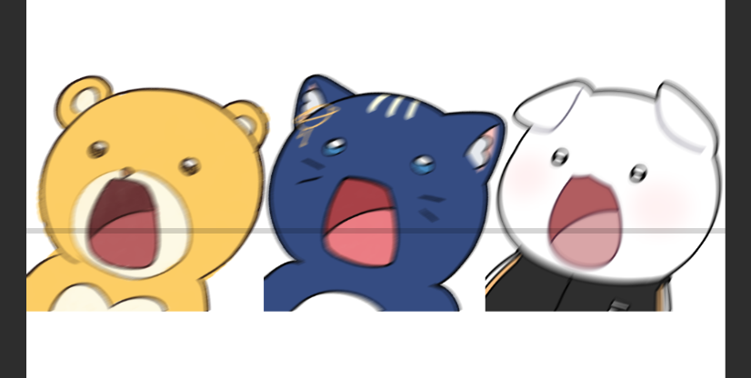 #뫄플의_보관함 

놀라는 임티가 많아지고이따.
조만간 동물캐 전용으루 컴숑을 열어보겠어용👽👍