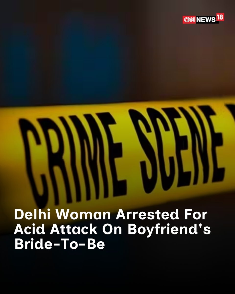 CNNnews18's tweet image. What was meant to be a day of celebration turned into a nightmare in northeast Delhi when a young woman was brutally attacked with acid, allegedly by her boyfriend’s partner, just days before their wedding

#Delhi #AcidAttack #Wedding #CrimeNews 

news18.com/cities/new-del…